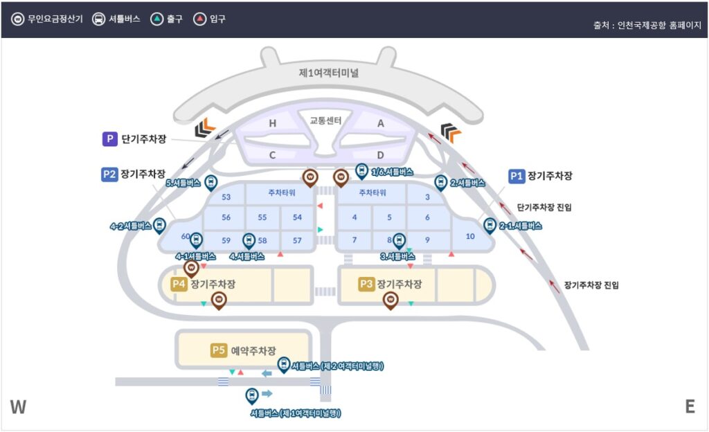 제1여객터미널 주차장