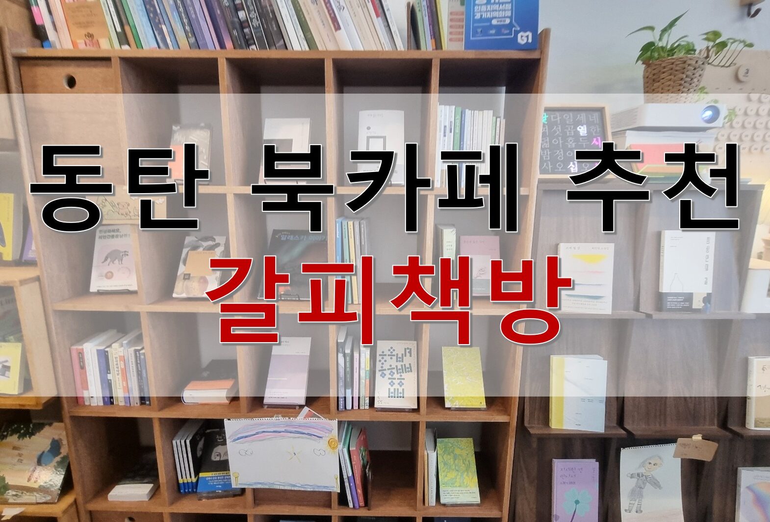 동탄 북카페 추천 갈피책방