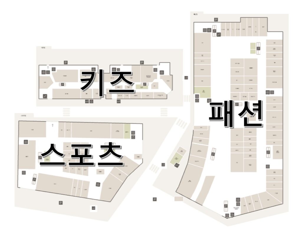 이천 롯데프리미엄아울렛 구조도